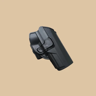 5 Styles Lightweight, Flexible PP Material Black Protective Holster/Pouch For Outdoor Hunting, Fits Multiple Models
