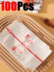 100pcs Triangle Onigiri/Rice Ball Packaging Bags, Double-Layer Seaweed Pattern Rice Ball Packaging Bags - Disposable Sealed Rice Ball Preservation Bags - View 12