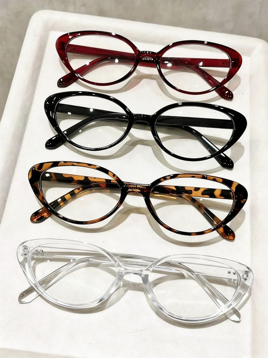 Gafas de moda versátiles para mujeres, adecuadas para uso diario, vacaciones y viajes - transparente - Ver 1