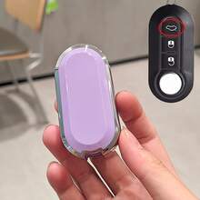 Vỏ bọc chìa khóa Fiat kèm móc khóa hình thỏ đính đá, bảo vệ toàn diện chống rơi vỡ, mặt dây chuyền hình thỏ đính đá sáng bóng, phụ kiện móc khóa chống thất lạc cao cấp, quà tặng lễ Phục Sinh. - Một cỡ - Xem 4