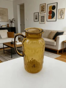 Jarra de té helado de 2L, apta para jugo, sangría, limonada, leche, café, bebidas frías o calientes - Multicolor - Ver 5