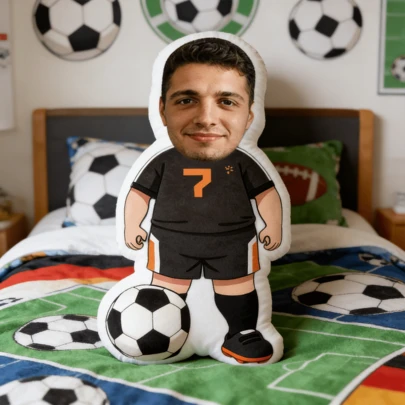 1 chiếc gối tùy chỉnh - Gối tựa mặt cá nhân hóa, Áo đấu World Cup bóng đá. Độc đáo và thoáng khí, phù hợp cho Nữ, Nam, Bạn trai, Bạn gái, Bố, Mẹ, Gia đình, Bạn bè, Kỷ niệm, Ngày của Mẹ, Sinh nhật, Ngày Valentine, Giáng sinh, Halloween, Lễ tốt nghiệp, Ngày của Cha, Đám cưới, Nội trợ, Ghế sofa, Giường, Xe hơi, Phòng trà, Phòng ngủ, Phòng tắm, Phòng khách, Phòng ăn.