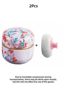 1 Bộ hộp phấn phủ dạng bột 80g kiểu Ngày Valentine kèm bông phấn lớn (Không bao gồm phấn), hộp phấn phủ và phấn bột, bông phấn và hộp phấn phù hợp để sử dụng khi tắm và du lịch, mút trang điểm, quà tặng hoàn hảo, lý tưởng cho Giáng sinh, ngày lễ, Halloween, trang trí phòng, nằm trong danh mục quà tặng ngày lễ, hộp kẹo Halloween, quà năm mới, hộp đựng mỹ phẩm, quà Ngày Valentine, quà Ngày của Mẹ. - Nhiều màu - Xem 21