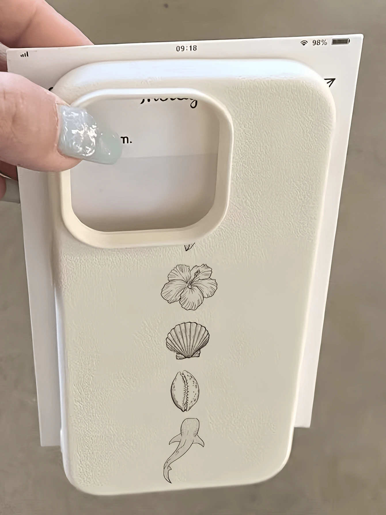TPU极简黑白度假风单件装黑白线条芙蓉海豚全包防震手机壳,兼容苹果17、16、15、14、13、12、11 Pro Max、Air及系列,春季礼物 - 彩色 - 查看 1