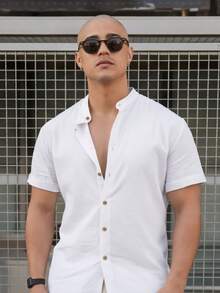 Men Shirts - White - View 5