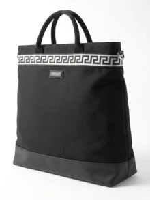 Versace Túi vải bố màu đen dành cho nam, 1 chiếc, dùng để đựng đồ trang điểm. - màu đen - Xem 2