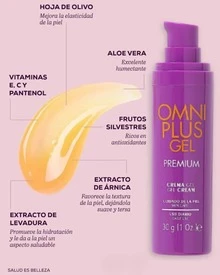 gel omniplus PREMIUM, hidrata y acondiciona la piel mejorando la elasticidad con sus ingredientes de ORIGEN NATURAL. - Aloe Vera - Ver 3