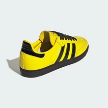 Adidas Wmns Samba OG 'Maroon Cream White Gold'IH3979 Christmas Gift | Retro Heritage Style, Timeless Silhouette - 黃色 - 查看 4