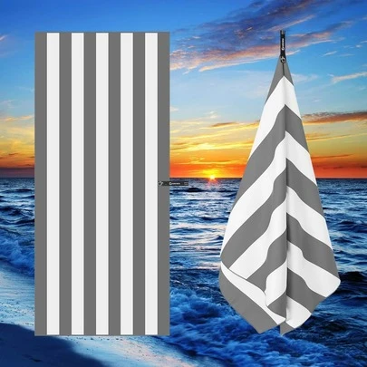 DARCHEN Extra Large Ultra-Soft Microfiber Beach Towel [1pc Or 4pcs Set] - Quick Dry Travel Towel For Swimming Pool, Beach, Sand-Free Towel (Extra Large XL 70x35 Inches, Large 63x32 Inches) For Kids & Adults, Lightweight & Foldable