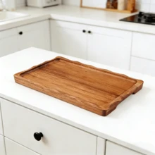 日本女贞木盘、托盘、家用餐具、创意干果茶具套装、耐用时尚的厨房用品 - 查看 11