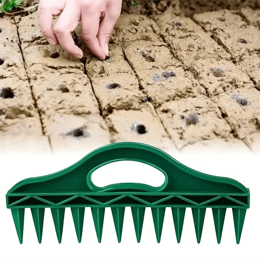 [Handheld Sowing Tools] 1/3pcs Handheld Sowing And Soil Drilling Tools | Suitable For Agricultural Land, Garden Vegetable Planting, Made Of PE Material - One Size - View 1