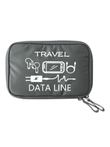 Organizador de pasaporte y productos electrónicos para viajes - Organizador de bolsa impermeable portátil para cables de datos y accesorios, diseño de múltiples compartimentos, portapassaporte portátil, billetera multifuncional con muñequera, puede contener pasaporte, teléfono inteligente, auriculares, brochas de maquillaje, etc. - Adecuado para viajes y uso diario (disponible en 4 colores) - Multicolor - Ver 17