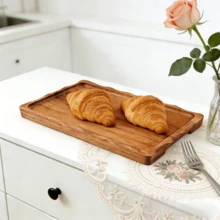 日本女贞木盘、托盘、家用餐具、创意干果茶具套装、耐用时尚的厨房用品 - 查看 1