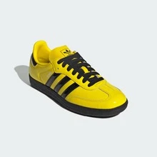 Adidas Wmns Samba OG 'Maroon Cream White Gold'IH3979 Christmas Gift | Retro Heritage Style, Timeless Silhouette - 黃色 - 查看 3
