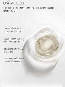 unny club 亮肤保湿遮瑕膏，持久不卡粉，隐形遮瑕，适合驼背人士的日常必备妆容精华 - 乳白色 - 查看 9