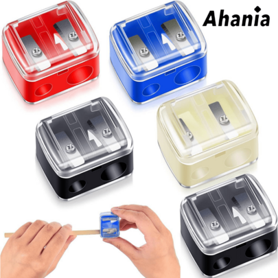 Ahania Kit com 4/8/12 Peças Apontador de Lápis - Apontador Duplo Para Lapis Sobrancelha