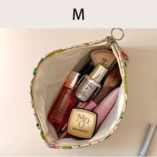 Ins Style Large Capacity Cosmetic Pouch For Women, Portable Travel Toiletry Makeup Bag - Hồng - Xem 2