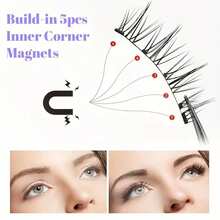 1/2pcs Professional Magnetic Eyelash Curler, Lightweight & Portable Magnetic Eyelash Curler, Only Includes Curler - Multicolor - View 2