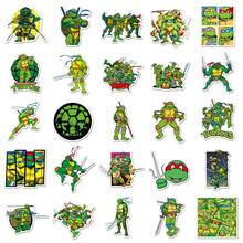 Panini Ninja Turtles Theme Waterproof Stickers, Cartoon Character Stickers Suitable For Water Bottles, Laptops, Skateboards, Luggage, Phone Cases, DIY Decoration And Party Favors - Random Styles - View 3