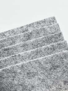20pcs 13x13cm Grey Felt Fabric Sheets, Suitable For Crafts, DIY Projects, Model Making And Educational Supplies - Felt Cloth - View 6