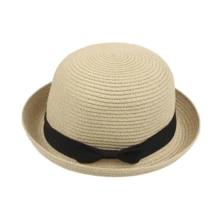 1pc Summer Unisex Top Straw Sun Hat, Woven Beach Hat For Sun Protection, Vacation Traveling Beach Use - Multicolor - View 13