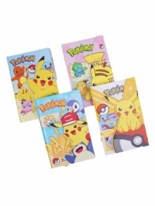 New Tri-Fold Notebook, Cartoon A6 Magnetic Notebook, Horizontal Student Diary - Multicolor - View 5