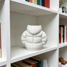 1pc Cute Down Jacket Shaped 3D Printed Pen Holder, Creative Coaster, Classroom Student Desk Decor, Home Office Desk Organizer - A - View 6