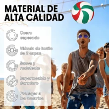Voleibol De Entrenamiento Talla 5, Antideslizante Y Resistente, Unisex, Pelota De Entrenamiento Profesional Para Interior, Ideal Para Clubes, Equipos Y Amantes Del Voleibol,blanco/rojo/verde - Multicolor - Ver 4