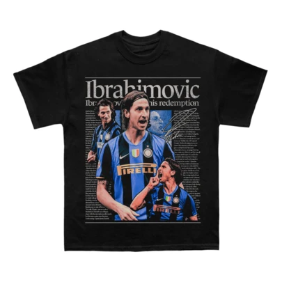 Ibrahimovic Newspaper T-Shirt