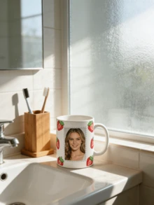 1pc Customized Mug, Can Print Personalized Patterns, Personalized Coffee Cup For Daily Use - Multicolor 9 - View 5