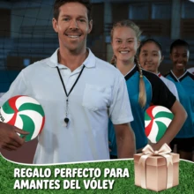 Voleibol De Entrenamiento Talla 5, Antideslizante Y Resistente, Unisex, Pelota De Entrenamiento Profesional Para Interior, Ideal Para Clubes, Equipos Y Amantes Del Voleibol,blanco/rojo/verde - Multicolor - Ver 5
