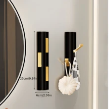 创意隐形挂钩，新型垂直穿孔壁挂式衣架 - 彩色 - 查看 13