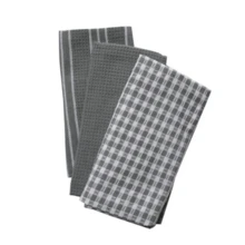 1 Set Of Soft, High-Absorbency Kitchen Dish Cloths - Large, Durable Waffle Weave Dishcloths, Offering Solid Color, Plaid And Striped Designs For Easy Cleaning And Drying - Ideal For Cooking, Baking And Tea Time - 45*65cm - View 8