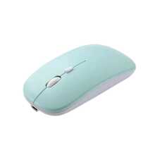 Rechargeable Wireless Mouse With RGB LED, 2.4GHz, Ultra Slim Optical RF-6800C - Green - View 1