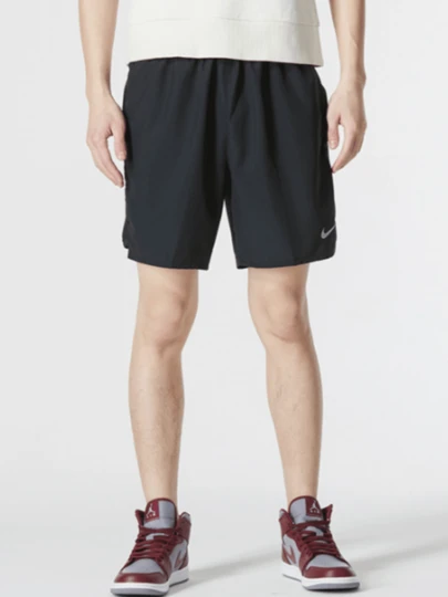  Nike Dri-Fit AS M NK DF CHALLENGER SHORT 7U Solid Color Logo Sporty Casual Shorts For Men