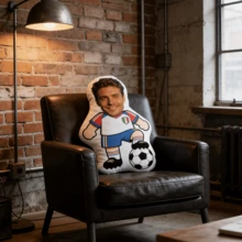 1 chiếc gối tùy chỉnh - Gối tựa mặt cá nhân hóa - Thủ môn bóng đá. Độc đáo, thoáng khí, phù hợp cho Nữ, Nam, Bạn trai, Bạn gái, Bố, Mẹ, Gia đình, Bạn bè, Kỷ niệm, Ngày của Mẹ, Sinh nhật, Ngày Valentine, Giáng sinh, Halloween, Lễ tốt nghiệp, Ngày của Cha, Đám cưới, Nội trợ, Ghế sofa, Giường, Xe hơi, Phòng trà, Phòng ngủ, Phòng tắm, Phòng khách, Phòng ăn. - Nhiều màu - Xem 11