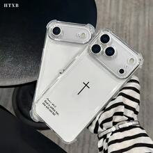 Esta funda para teléfono presenta un diseño minimalista de cruz y versículo bíblico. Es compatible con varios modelos de teléfono, como OPPO Reno 16E/15/14/13/12/11/PRO/PLUS/PROMAX/MINI, S/A/M/NOTE, S/G/EDGE/E, Transition Spark/HANTOM/CAMON/INFINIX, Honor 400/PLAY/X/Y, OPPO Reno/A/F, OPPO Reno 14/Redmi/POCO/NOTE y más. Transparente, sencilla, elegante y duradera, está hecha de TPU. Ideal para celebraciones como San Valentín, Halloween y Navidad, es perfecta para uso personal o como regalo. - transparente - Ver 8