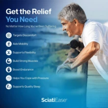 Sciatic Nerve Support Supplement 2 Pack – Nerve Health & Wellness Capsules With Vitamin & Herbal Blend, 120 Count Each - 200G - 查看 5