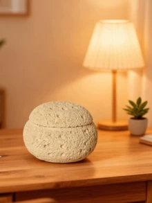 1件极简主义水泥黑洞香薰扩散器装饰品，树脂圆形香薰石和香薰炉香薰配件，适用于冥想、家居装饰、厨房、咖啡馆，是完美的乔迁礼物。 - 彩色 - 查看 13