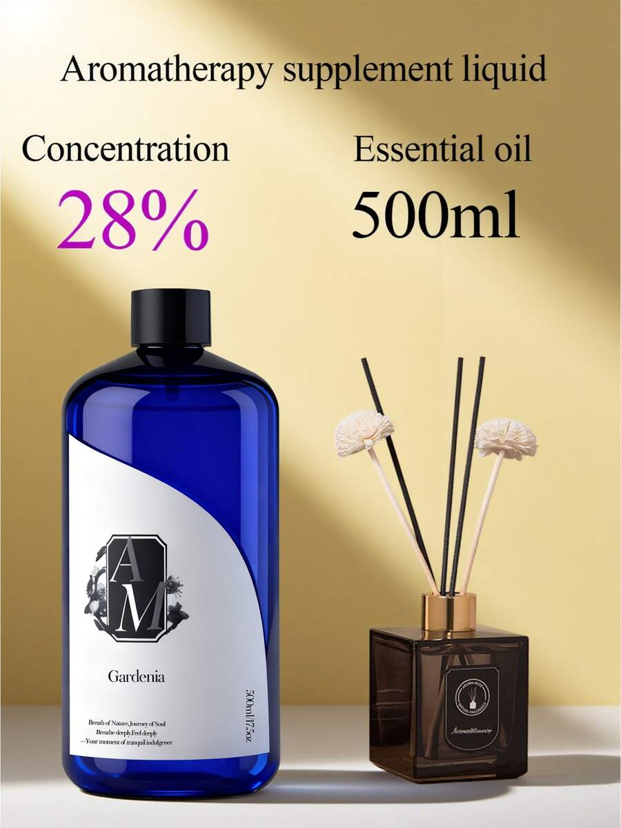500毫升香薰精油，水溶性补充液，缓解疲劳，清新空气，适用于家庭和办公室。 - 500ml - 查看 1