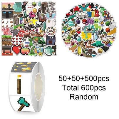 Minecraft 我的世界游戏贴纸，行李箱贴纸，水杯贴纸，头盔贴纸，个性化防水装饰贴纸