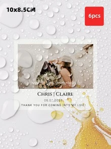 1-12 Pcs Custom Wine Bottle Labels Suitable For Weddings, Bridal Showers, Newlyweds, Couples, Special Events, And Holiday Parties. Waterproof Personalized Text Stickers; Can Be Used As Bridesmaid Champagne Labels, Bridesmaid Wedding Party Invitation Labels, And The Mini Version Can Also Be Used As A Creative Bridesmaid Gift Box. - Multicolor 1 - View 38