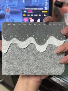 20pcs 13x13cm Grey Felt Fabric Sheets, Suitable For Crafts, DIY Projects, Model Making And Educational Supplies - Felt Cloth - View 1