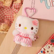 SANRIO Official Licensed Plush Keychain Charms - Sakura Theme: Kitty. Melody | Adorable & Soft Plush Pendants - Versatile Accessories For Bags And Backpacks | An Exquisite Gift For Children, Girls, And Fans (The Perfect Choice For Birthdays, Christmas, And Valentine's Day) - 彩色 - 查看 2