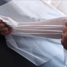 蚊帐窗纱，隐形透气白色网纱，白色包边，防虫窗帘，带魔术贴，易于安装，适用于家用门窗，夏季必备 - SC26001 - 查看 9