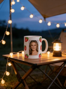 1pc Customized Mug, Can Print Personalized Patterns, Personalized Coffee Cup For Daily Use - Multicolor 9 - View 3