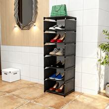 Multi-Tier Shoe Rack, Space-Saving Corner Shelf, Stackable, Adjustable Shelves - Multicolor - View 6