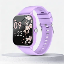 Reloj inteligente unisex con llamadas inalámbricas y alertas de mensajes, podómetro, seguimiento de calorías y distancia, modos deportivos múltiples, control de música, cámara remota, alarma, caja de metal y correa de silicona, batería de 180mAh, carga USB, reloj inteligente multifuncional para teléfonos inteligentes, regalo para vacaciones - Multicolor - Ver 12
