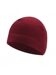 1pc Autumn And Winter Outdoor Fleece Hat, Shake Grain Fleece For Cold Insulation, Electric Bike Riding, Windproof Running, Sports, And Thick Fleece Hat - Multicolor - View 16