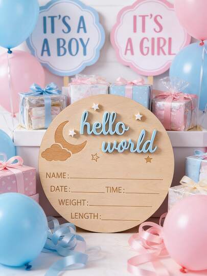 Baby Photography Props, Infant Growth Milestone Monthly Plaque, Commemorative Plaque For Baby's Growth Stages, Suitable For Birthday